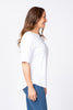 Recreation Boat Neck Elbow Slv Top