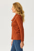 Hedrena Cowl Neck Long Sleeve Top