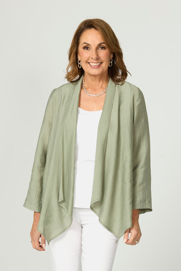 Casino 3/4 Slv Waterfall Jacket