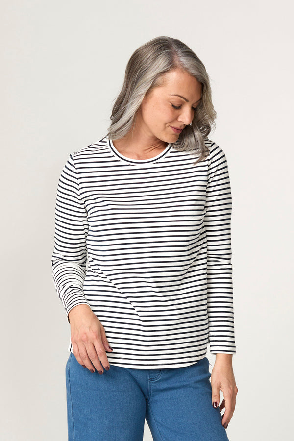 Caz Stripe Top