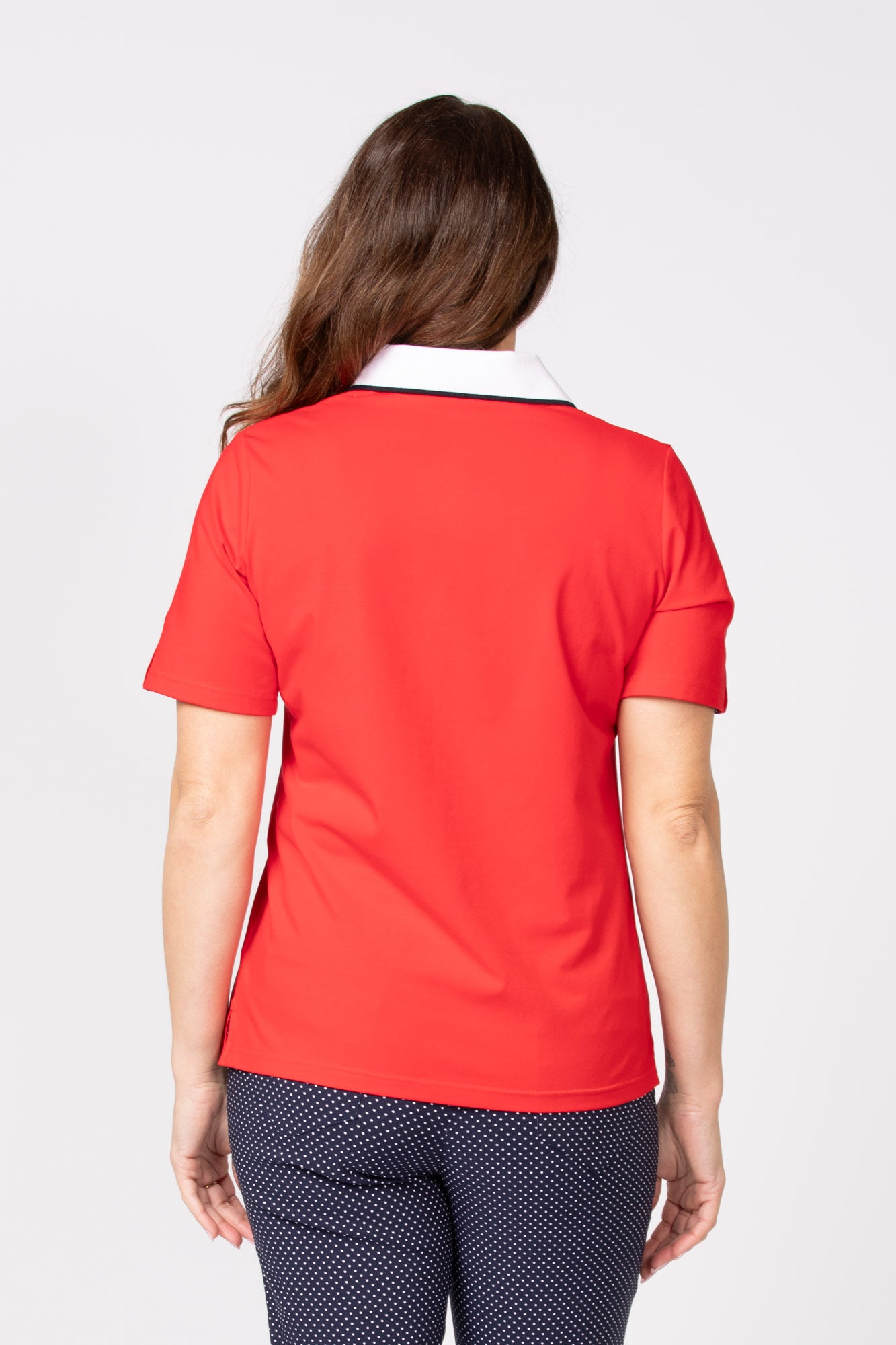 Clubhouse Short Sleeve Tab Polo Top