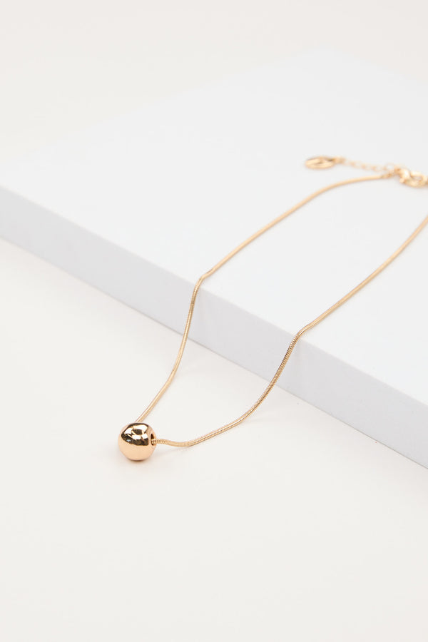 Rolo Ball Charm Necklace