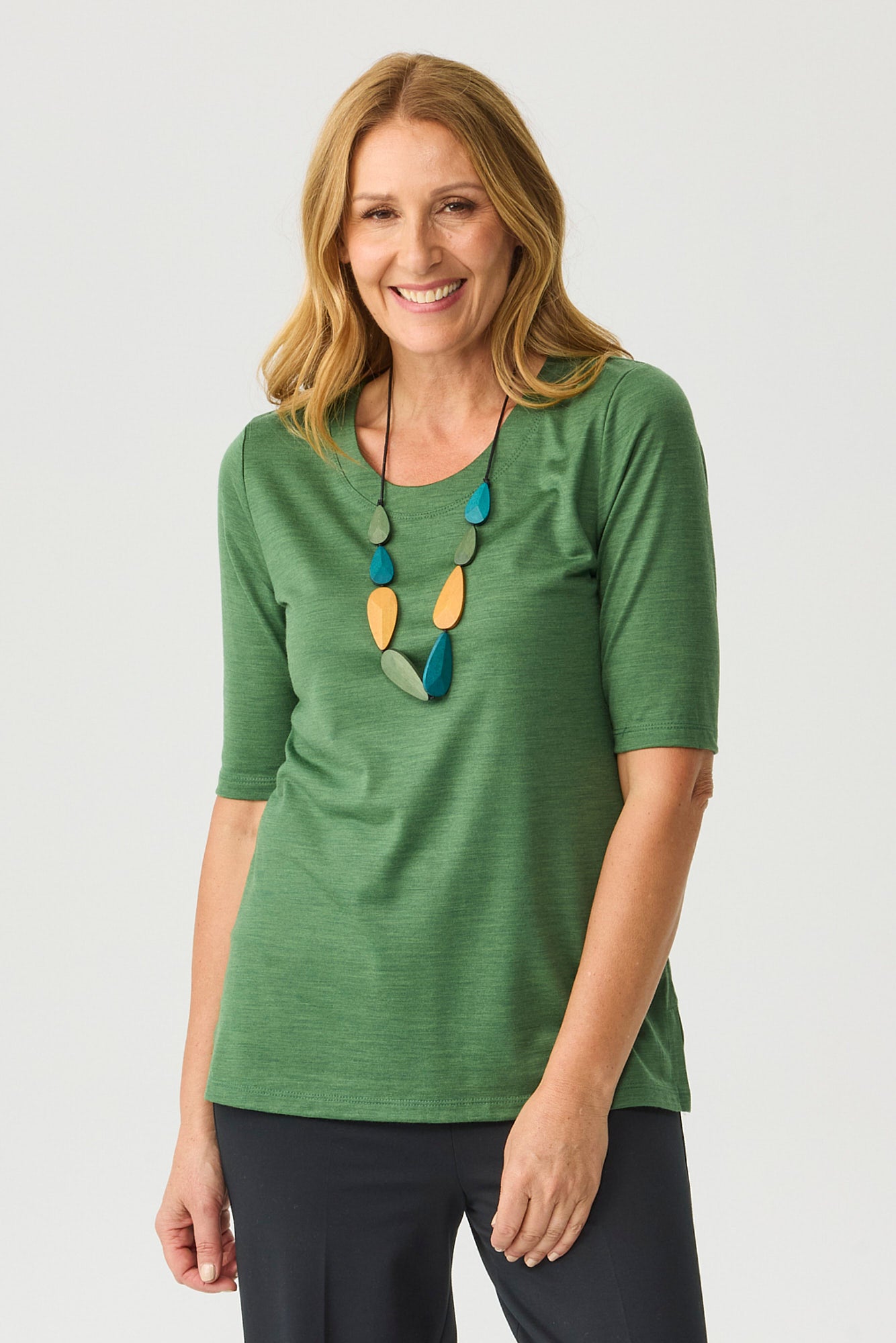 Hedrena Elbow Sleeve Tee