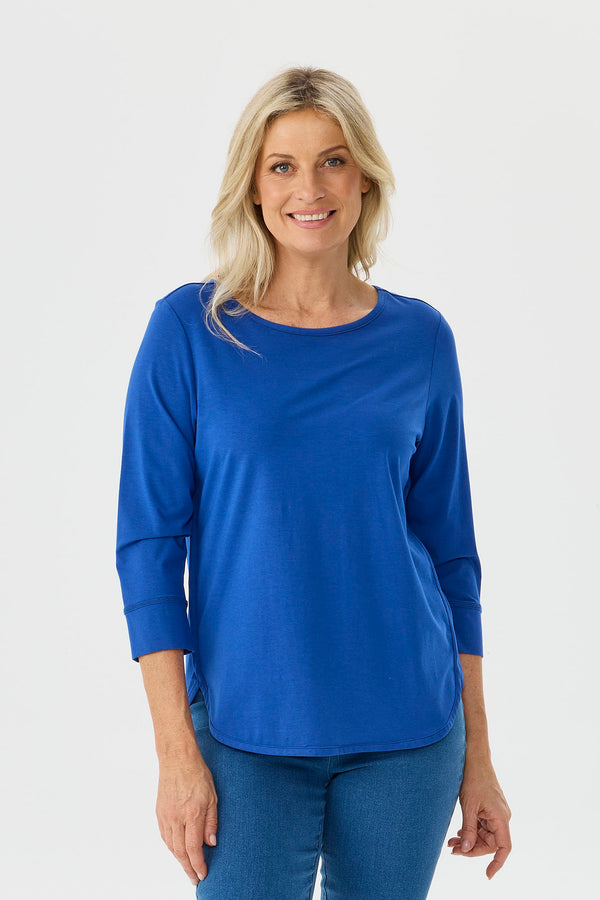 Eternity Modal/cotton 3/4 Sleeve Top
