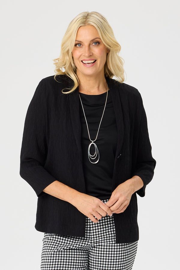 Palazzo Shawl Collar Jacket