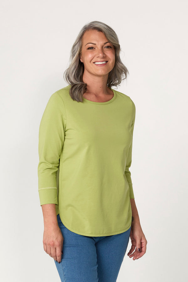 Eternity Modal/cotton 3/4 Sleeve Top