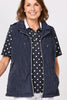 Lakeshore Zip Up Ruched Vest