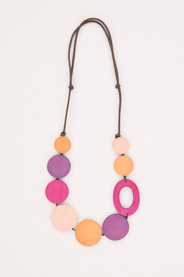Laurel Wooden Necklace