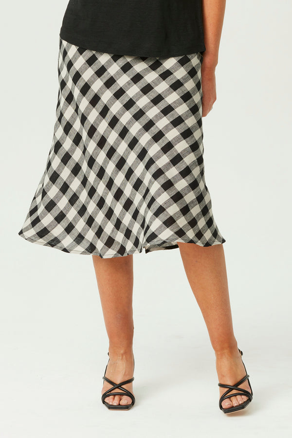 Rossdale Check Pull On Skirt