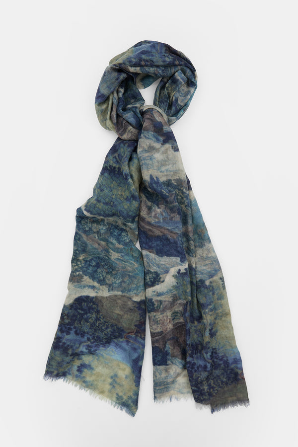 Briella Wool Silk Scarf