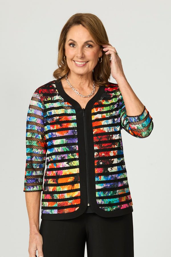 Camille Zip Front Cardigan