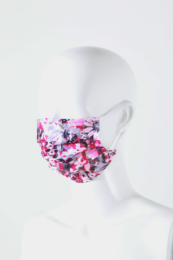 Fleur Pleated 2 Ply Face Mask