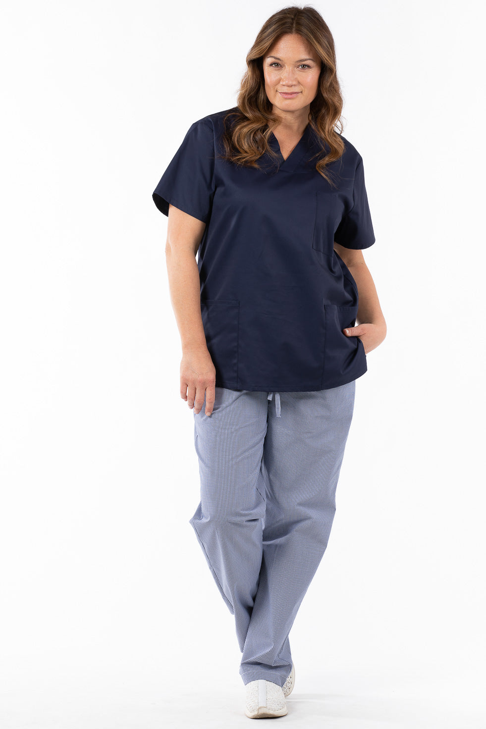 Fella New V Neck Scrub Top
