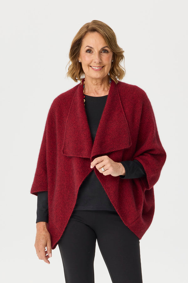 Possum Moss Stitch Longline Wrap