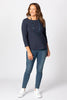 Eternity Modal/cotton 3/4 Slv Top