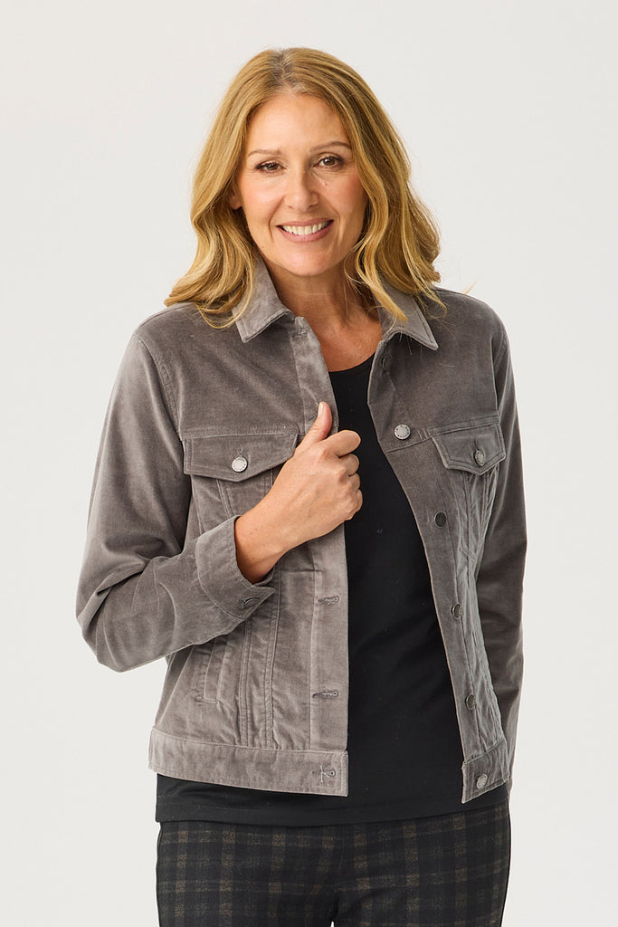 VAIL VELVET COLLARED JACKET