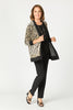 GOLDY CONTRAST TRIM CARDIGAN