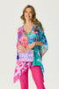 FANTASY V-NECK SHORTER KAFTAN TOP