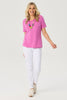 EVERYDAY RIBBON TRIM S/SLV TEE