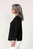 Baz Side Split Long Sleeve Top