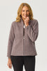 NEVE TEXTURED ZIP UP JACKET