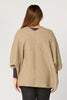 POSSUM MOSS STITCH LONGLINE WRAP