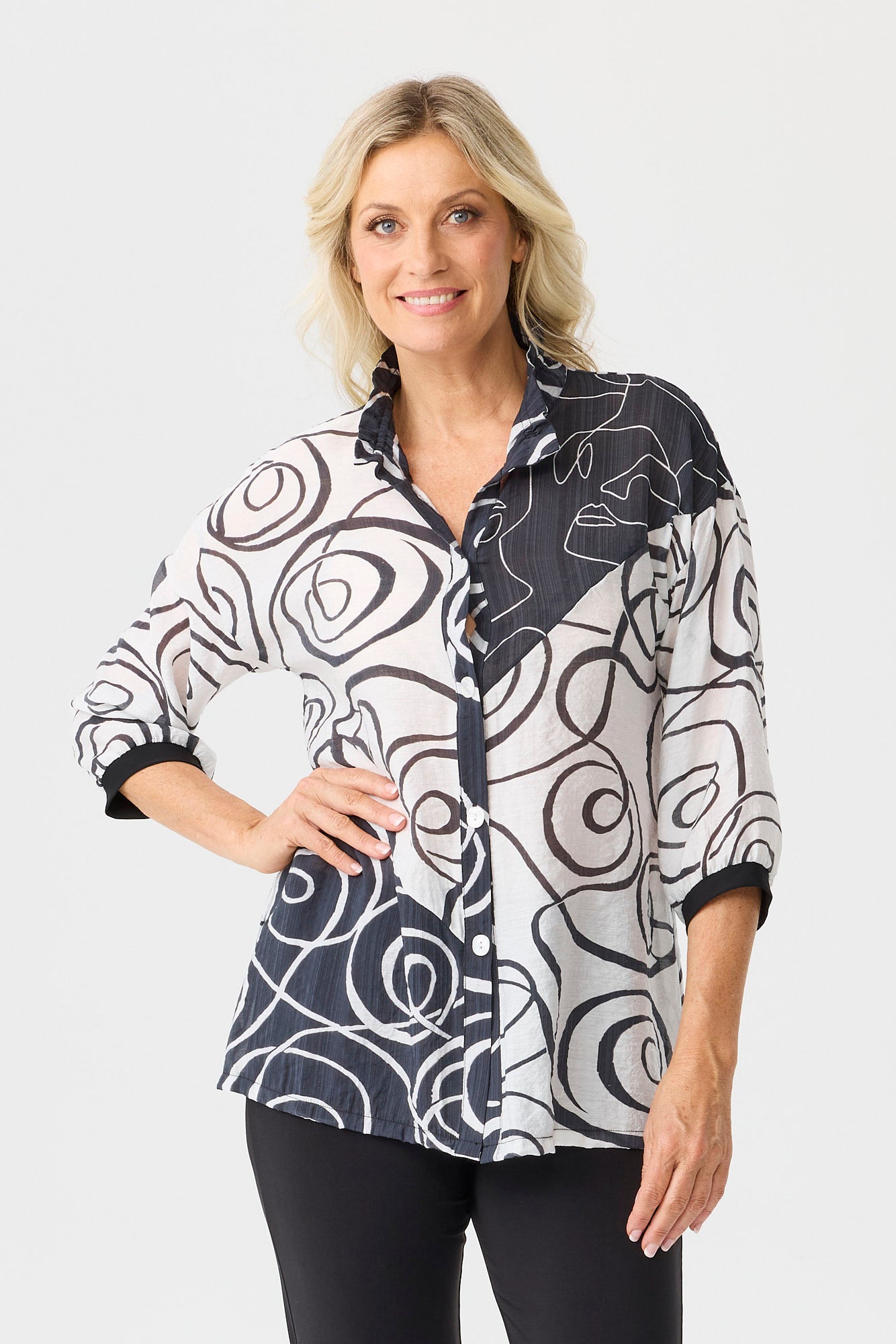 Mondo 3/4 Sleeve Shirt