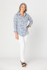 CHAMBRAY HEARTS 3/4 SLV SHIRT