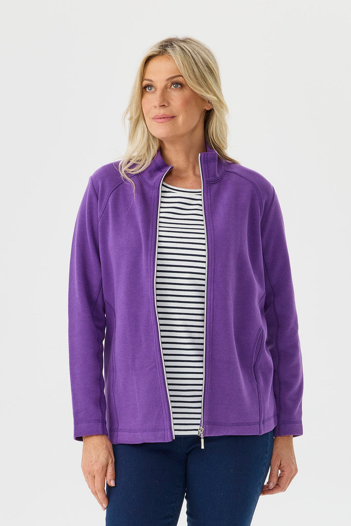 Haven French Rib Zip Up Jacket