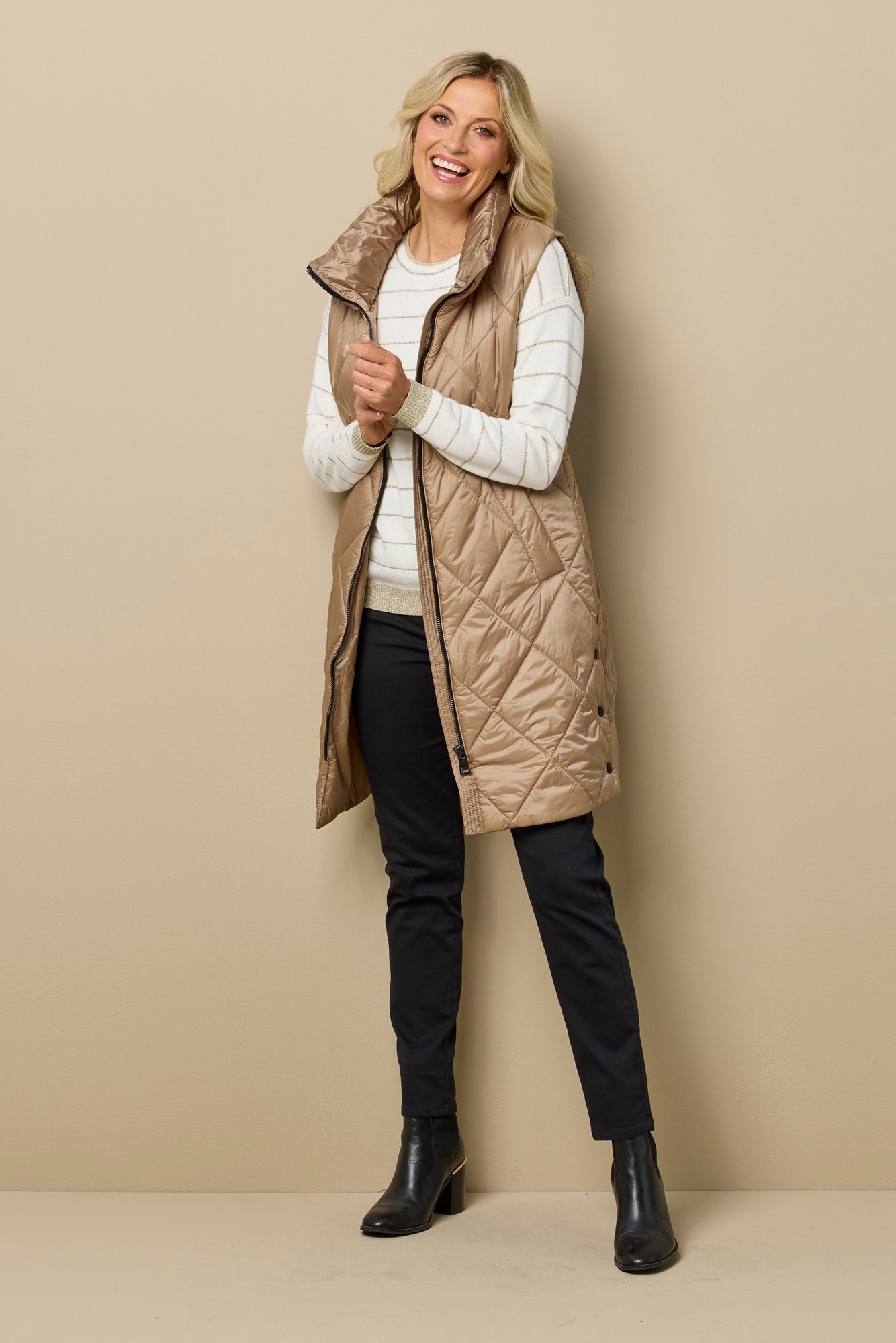 Lido Longline Puffer Vest