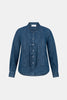 RIVOLI DENIM TIE NECK SHIRT