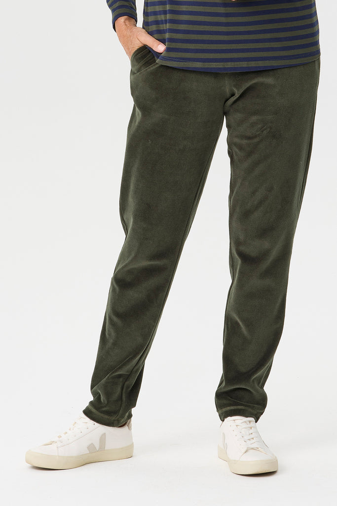 Valley Pull On Velour Pant
