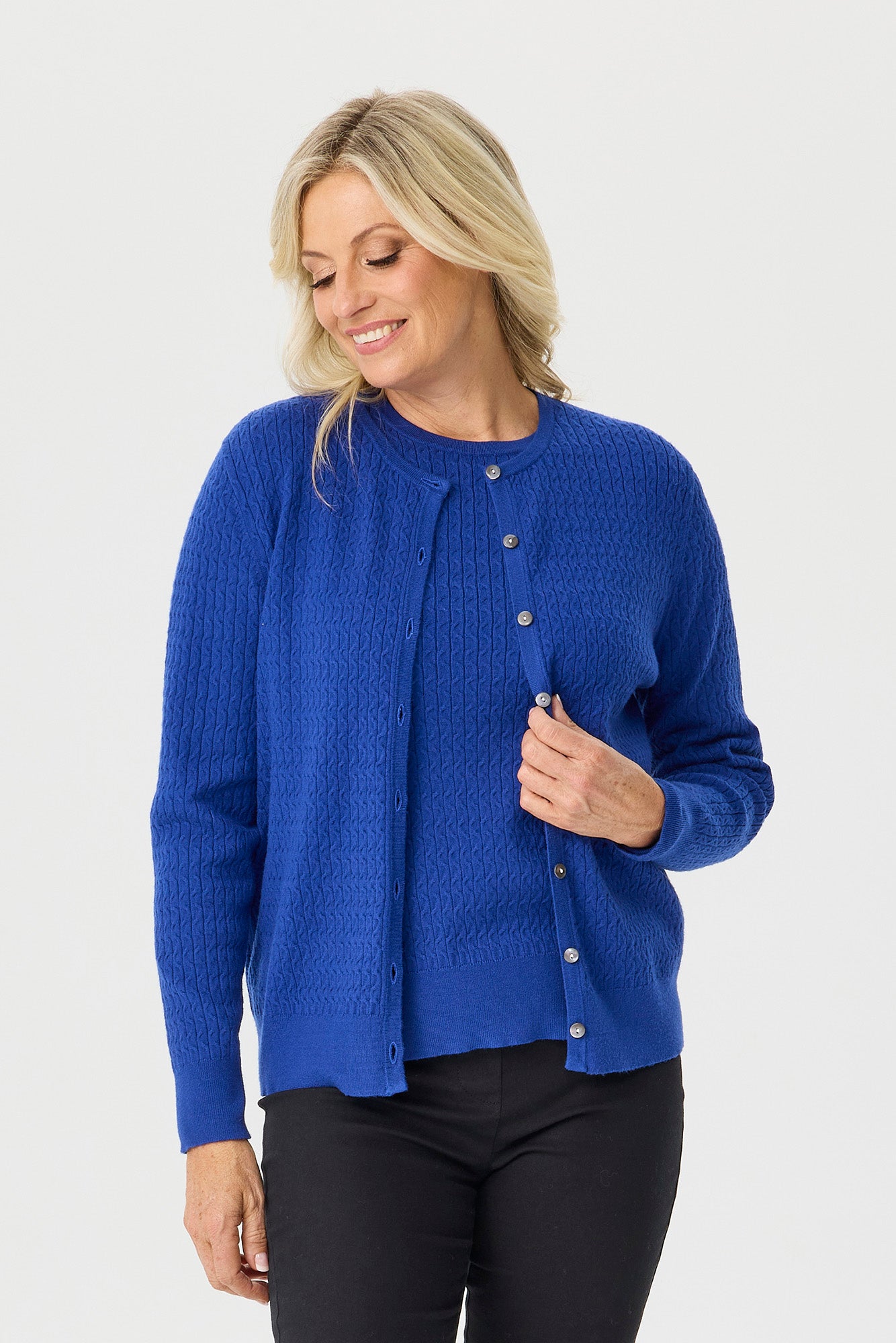 Clovelly Mini Cable Cardigan