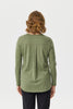 Hedrena Pleat Back Long Sleeve Top