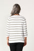 Felix Stripe 3/4 Sleeve Sweater