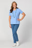 EVERYDAY RIBBON TRIM S/SLV TEE