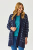 EMERTON STRIPE MOHAIR CARDIGAN