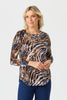 Wild Luxe Pleat Back Long Sleeve Top