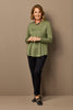 Hedrena Pleat Back Long Sleeve Top