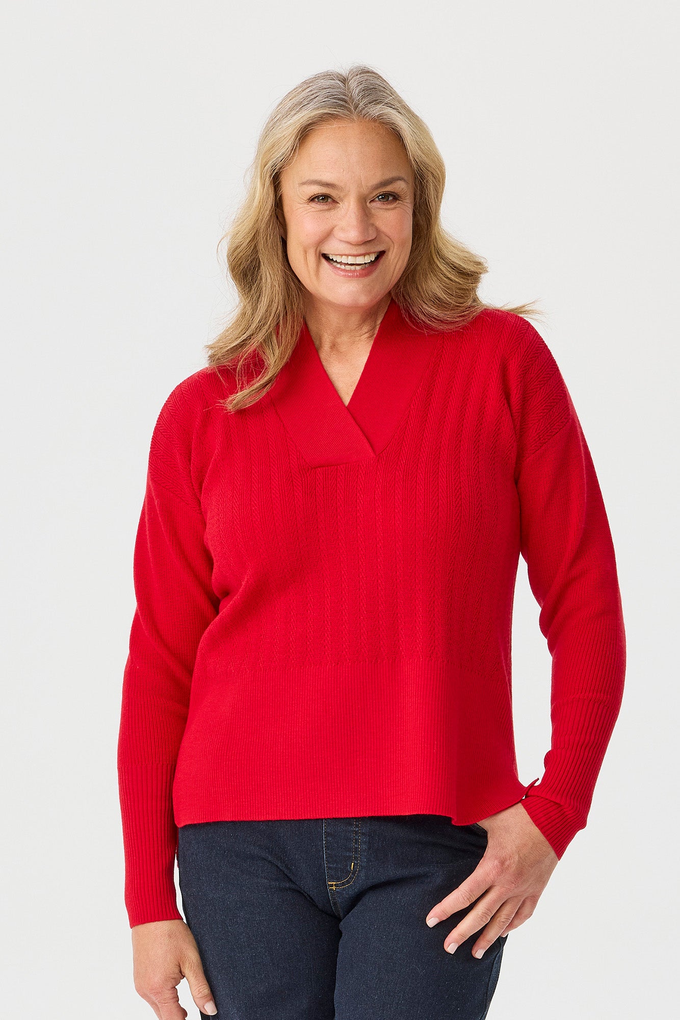 Herring V Neck Sweater