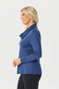 Hedrena Cowl Neck Long Sleeve Top