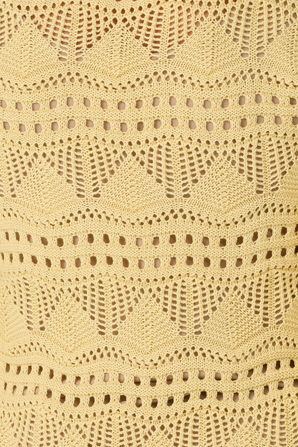 Corfu Pointelle 3/4 Slv Sweater