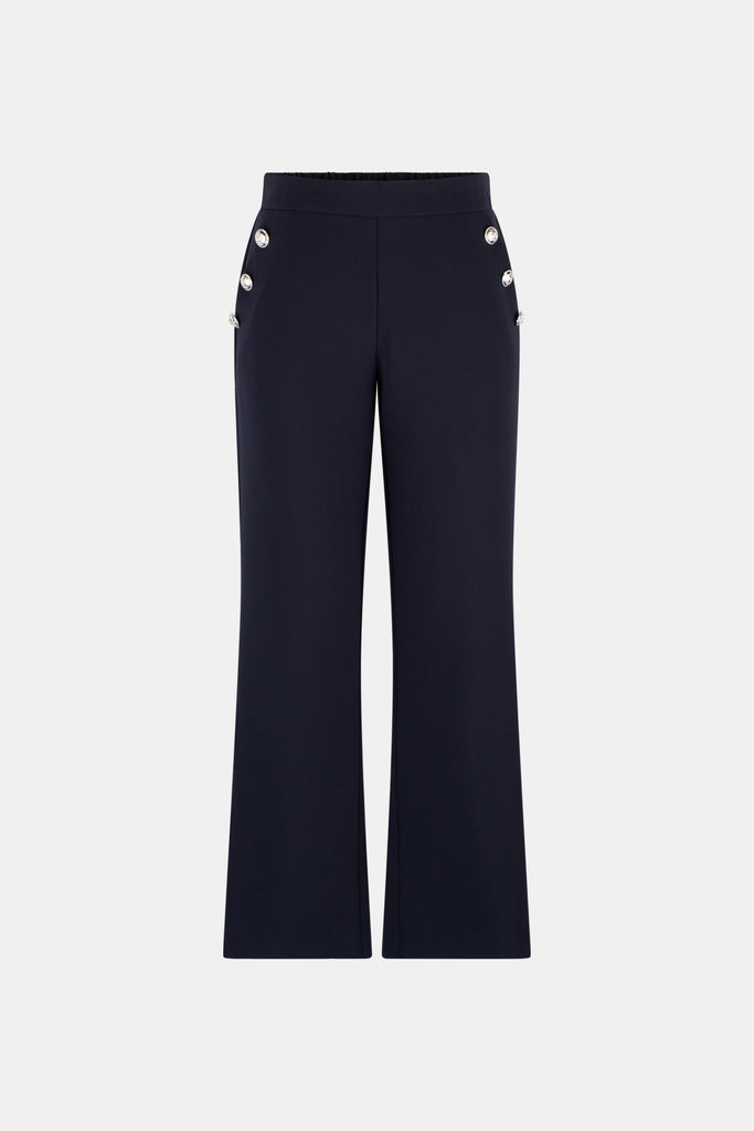 Mara Button Wide Leg Long Pant