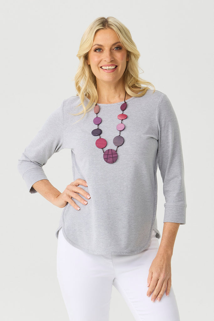 ETERNITY MODAL/COTTON 3/4 SLV TOP