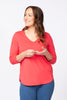 ETERNITY V-NECK 3/4 SLV TOP