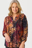 Elvira Burn Out Pleat Top