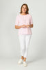 Lido Stripe Elbow Sleeve Tee