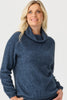 Possum Moss Stitch Cowl Sweater
