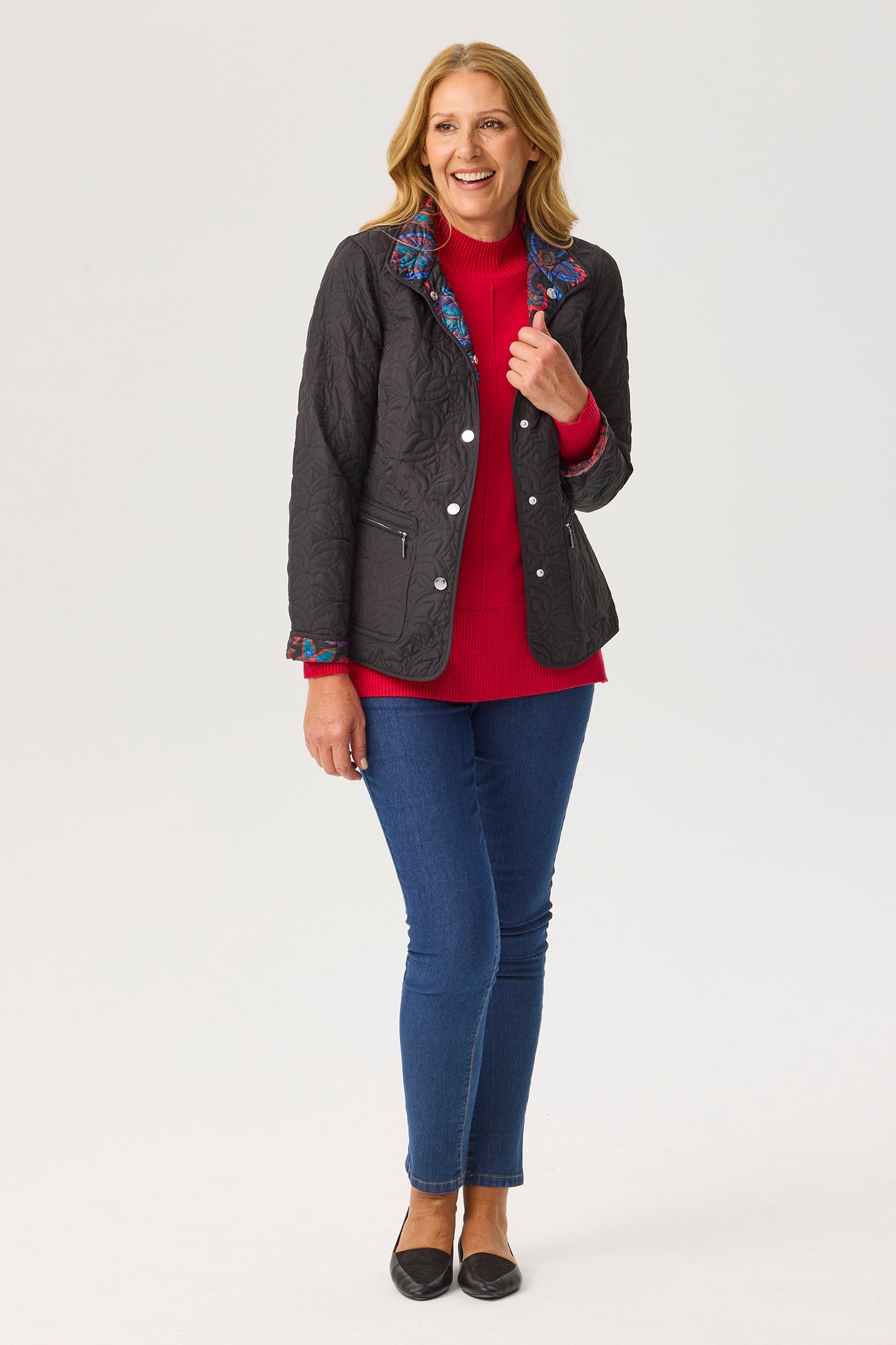 MEDICI REVERSIBLE PRINTED JACKET