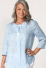 Frost 1 Button 3/4 Sleeve Tunic